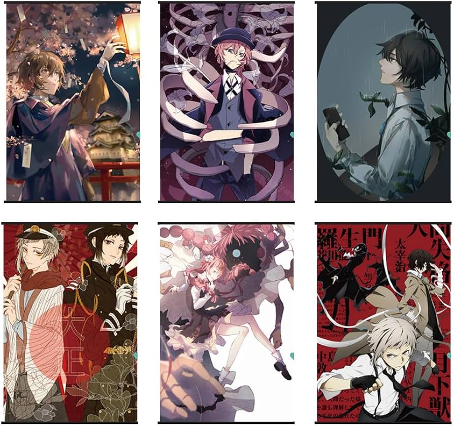 Amazon.co.jp: 文スト タペストリー アートフレーム ポスター 中島敦