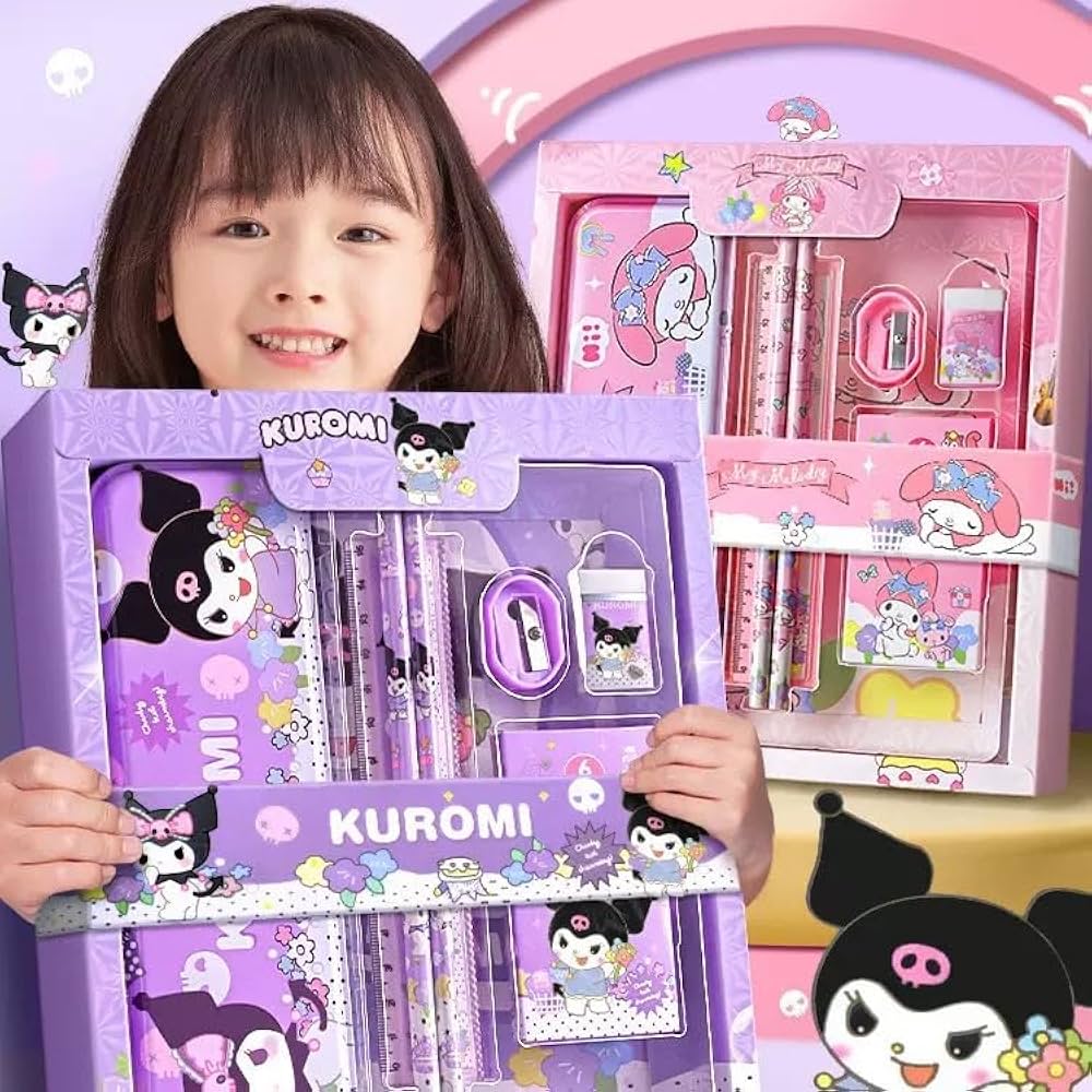 Amazon.co.jp: クロミ マイメロディ 文具セット 2025 新入学 ギフト箱