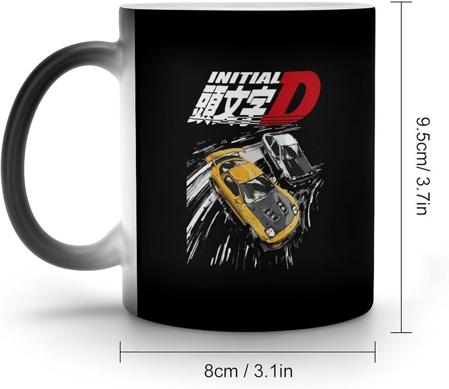 Amazon.co.jp: マグカップ 頭文字d イニシャル D 藤原拓海 変色カップ