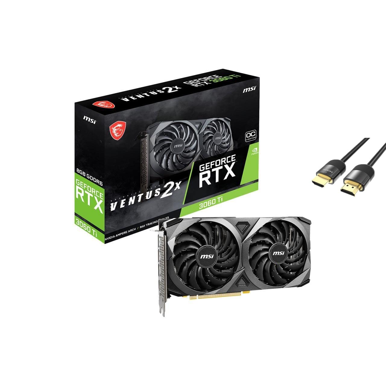 Amazon | MSI GeForce RTX 3060 Ti Ventus 2X LHR グラフィックカード