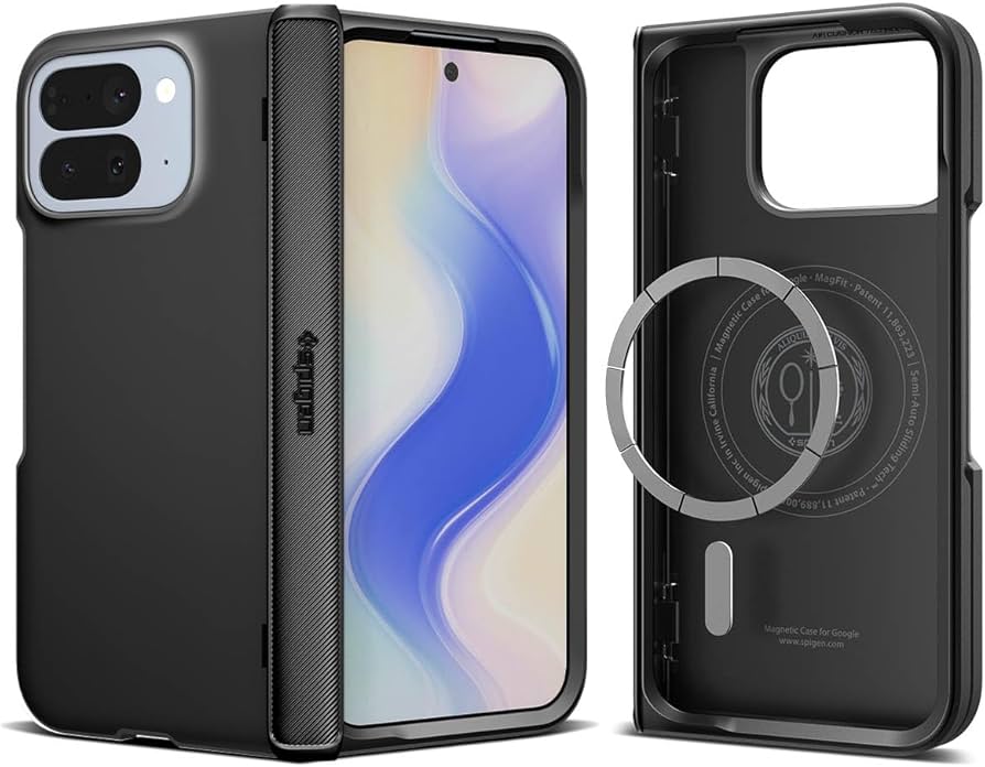 Amazon.co.jp: Spigen Pixel 10 Pro Fold ケース ヒンジ保護 Mafsafe