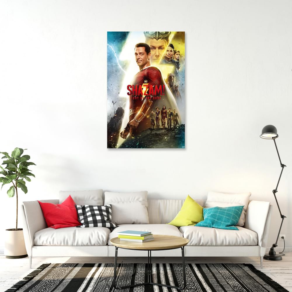 Amazon.co.jp: Shazam 2: 神々の怒り - 映画ポスター (キャラクター