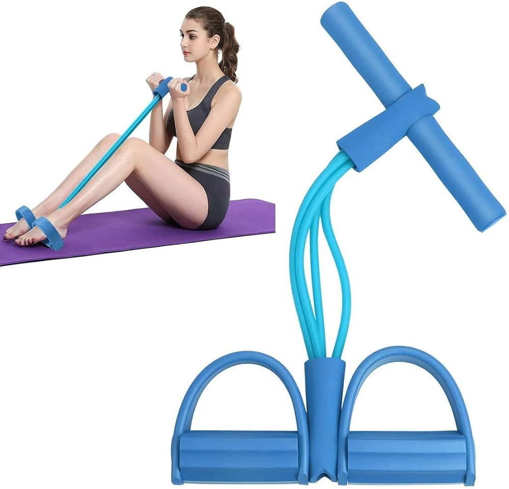 Amazon.co.jp: トレーニングチューブ シットアップ 腹筋エクササイズ
