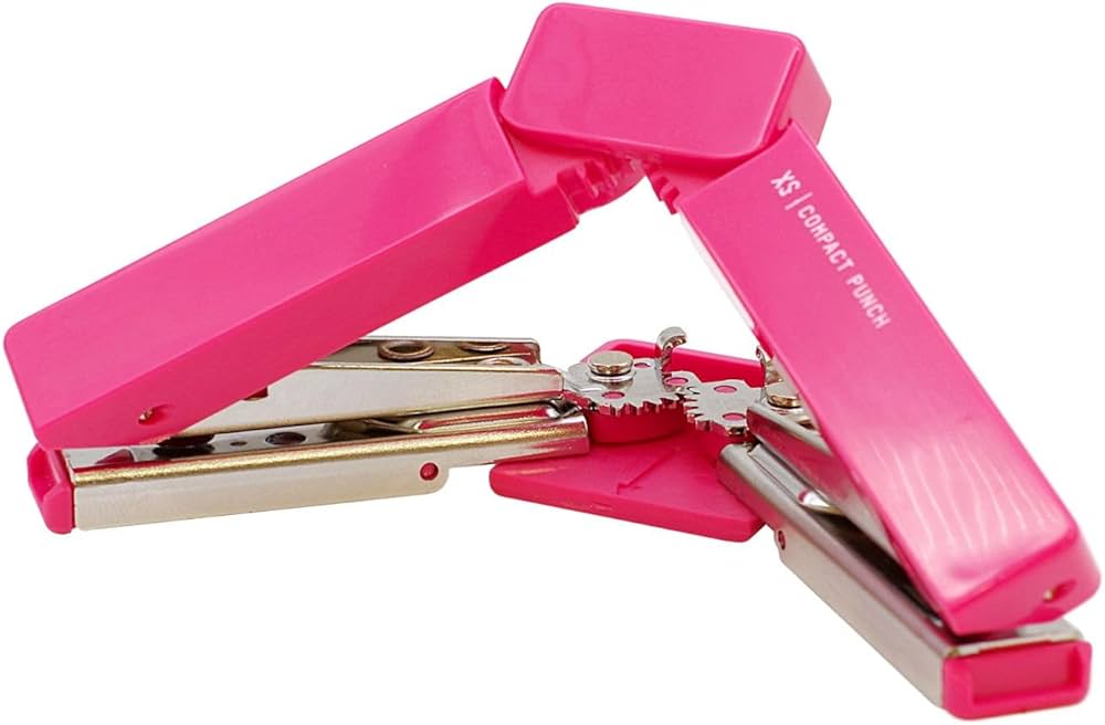 Amazon | ミドリ 穴あけパンチ XS コンパクトパンチ ピンク 49086006