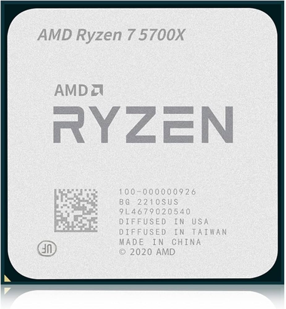 Amazon | A R 7 5700X R7 5700X 3.4 GHz 8 コア 16 スレッド CPU