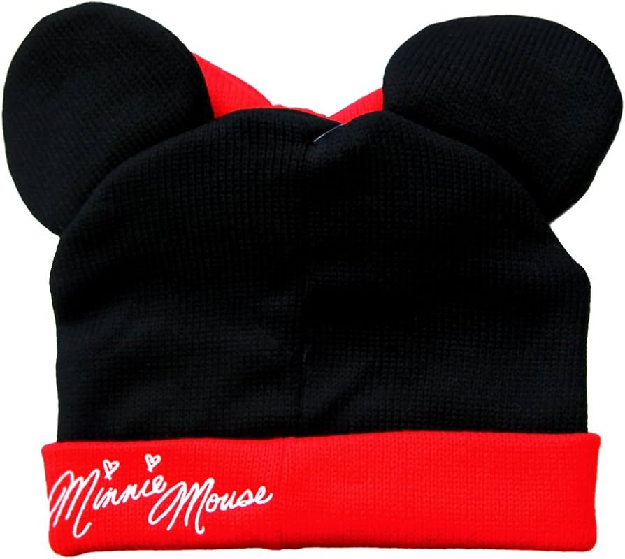 Amazon.co.jp: 刺繍サイン入り ニット帽 ( ミニー マウス ) ディズニー