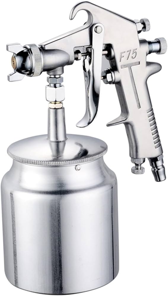 Amazon | ISEFUJI スプレーガン エアスプレーガン 下壺 吸上式 重力式