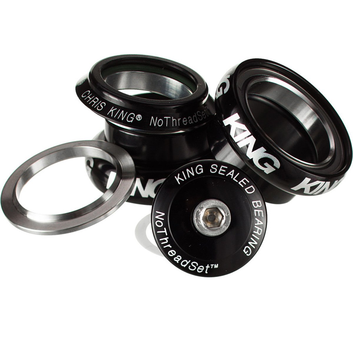 Amazon | クリスキング(Chris King) NoThreadSet 1-1/8 Black Upper