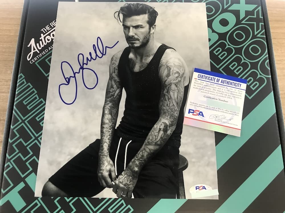 サッカー デイビッドベッカム レアルマドリード 証明書付き 直筆サイン