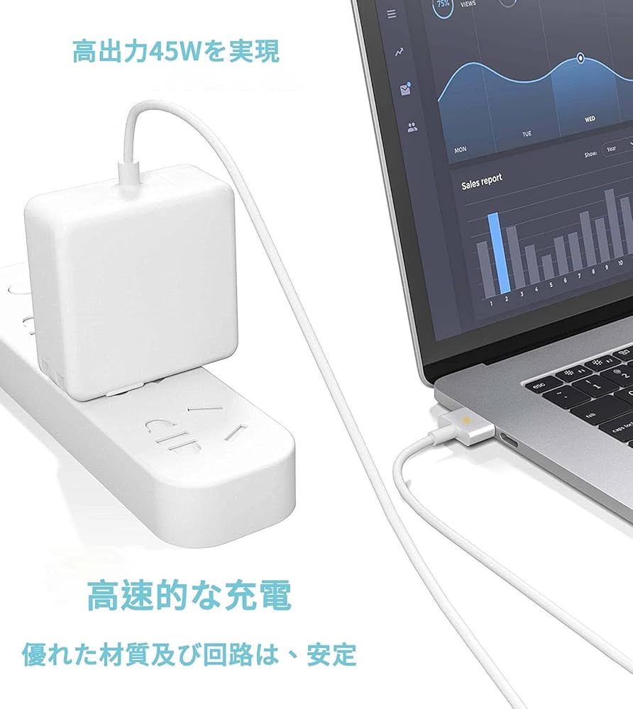 Amazon.co.jp: MacBook Pro 充電器、[PSE認証] 85W Mag 2 T型電源