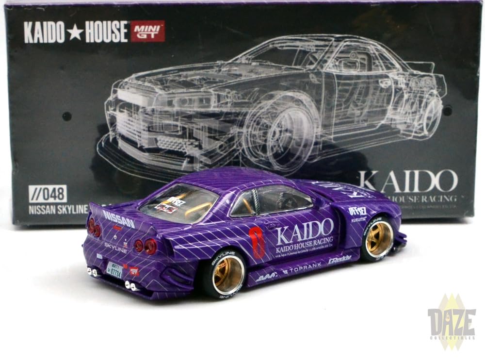 Amazon | MINI GT 1:64 Scale Model KAIDO HOUSE - NISSAN SKYLINE GT