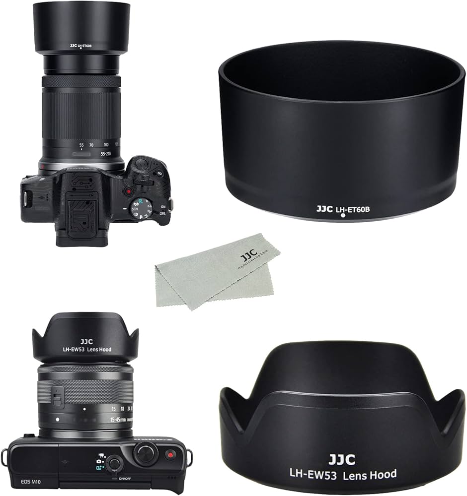 Amazon | JJC (1+1) ABS 可逆式 レンズフード Canon ET-60B & Canon EW
