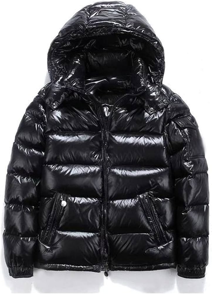 Amazon.co.jp: メンズダウンコットンジャケット メンズ コート 光沢