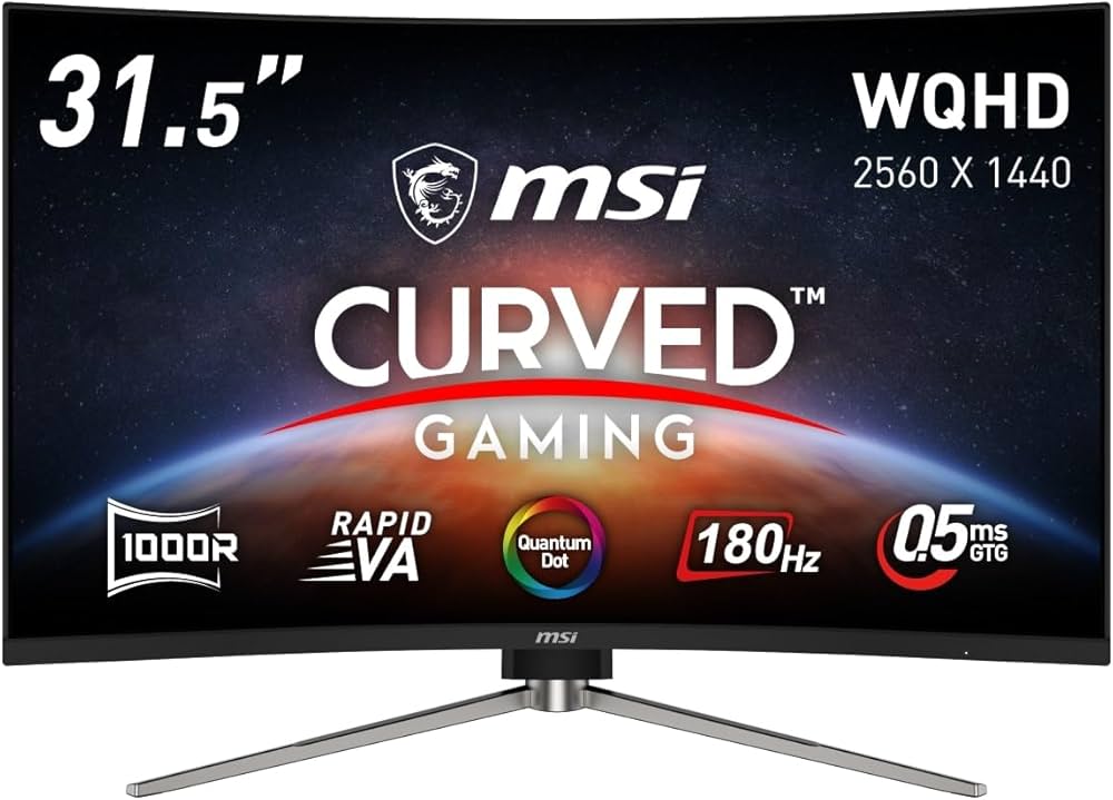 Amazon.co.jp: MSI 湾曲ゲーミングモニター MAG 325CQRF QD E2 31.5