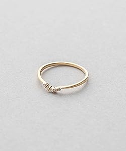 Amazon | (エテ) ete K10YG ダイヤモンド ピンキーリング 720622 1号