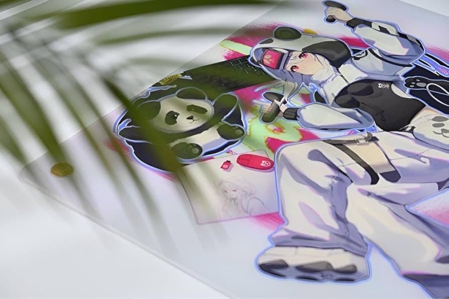 Amazon.co.jp: Uncle Panda NODE Glass Mousepad 490×420mm 高精度