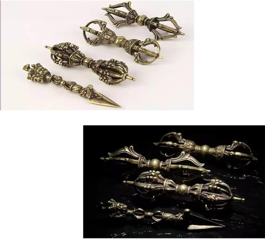 Amazon｜QIUEER 金剛杵五鈷杵密教で使われる仏具密教法具 寺院仏具