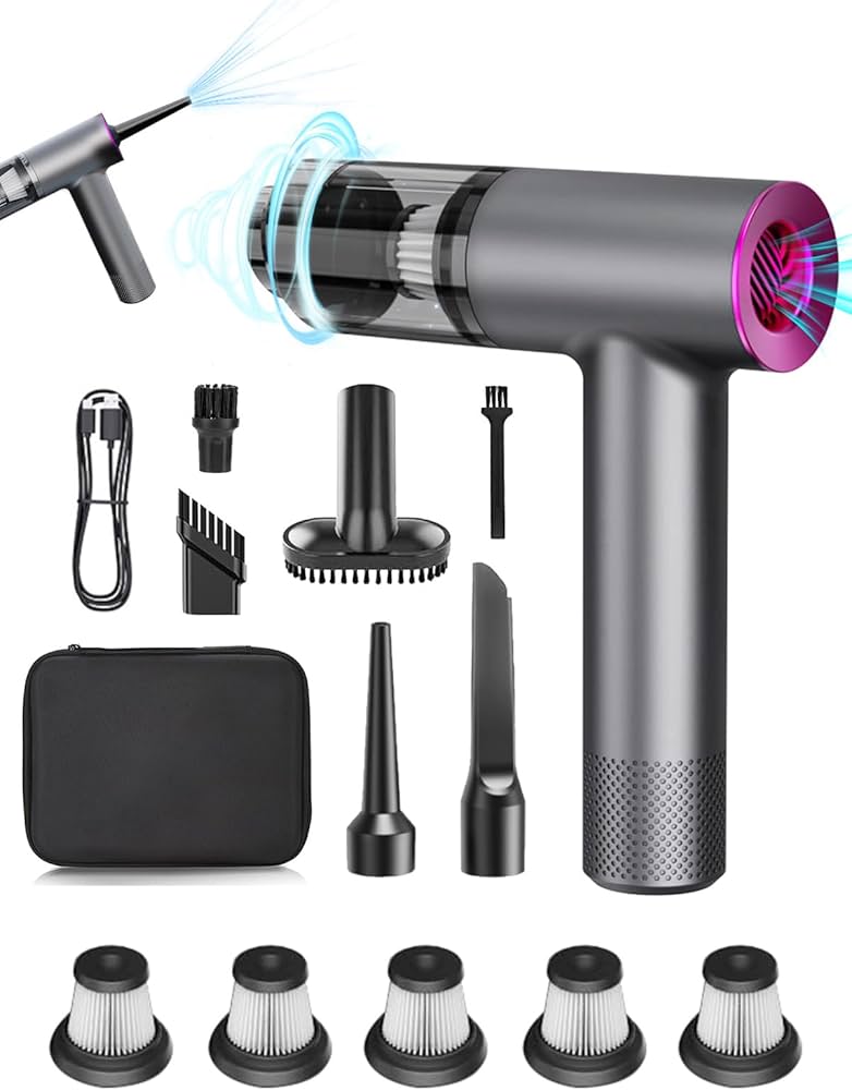 Amazon | ハンディクリーナー コードレス 吸引力 最強 車用 小型