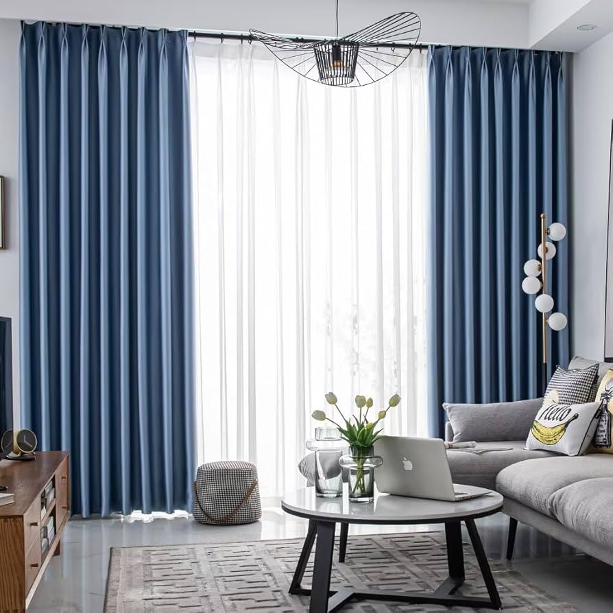 Amazon｜NEKOHASHI カーテン 4枚セット 1級遮光 完全遮光 レース