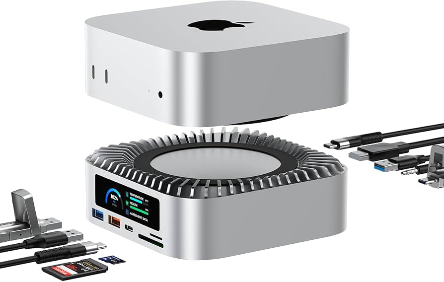Amazon | 2025年新モデル Mac Mini M4 対応ハブ 高精細UI RayCue USB-C