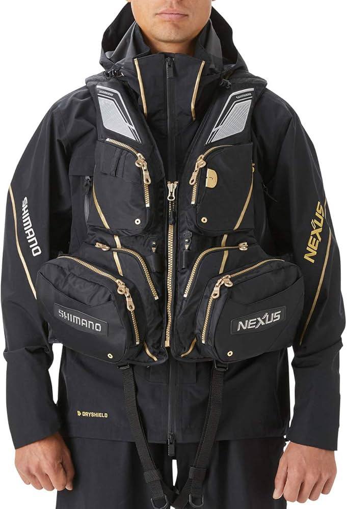 Amazon | シマノ(SHIMANO) 釣りウェア 固定式フローティングベスト