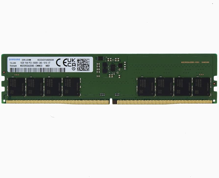 Sam Original 16GB (1x16GB) DDR5 5600MHz (or 4800MHz PC5-38400