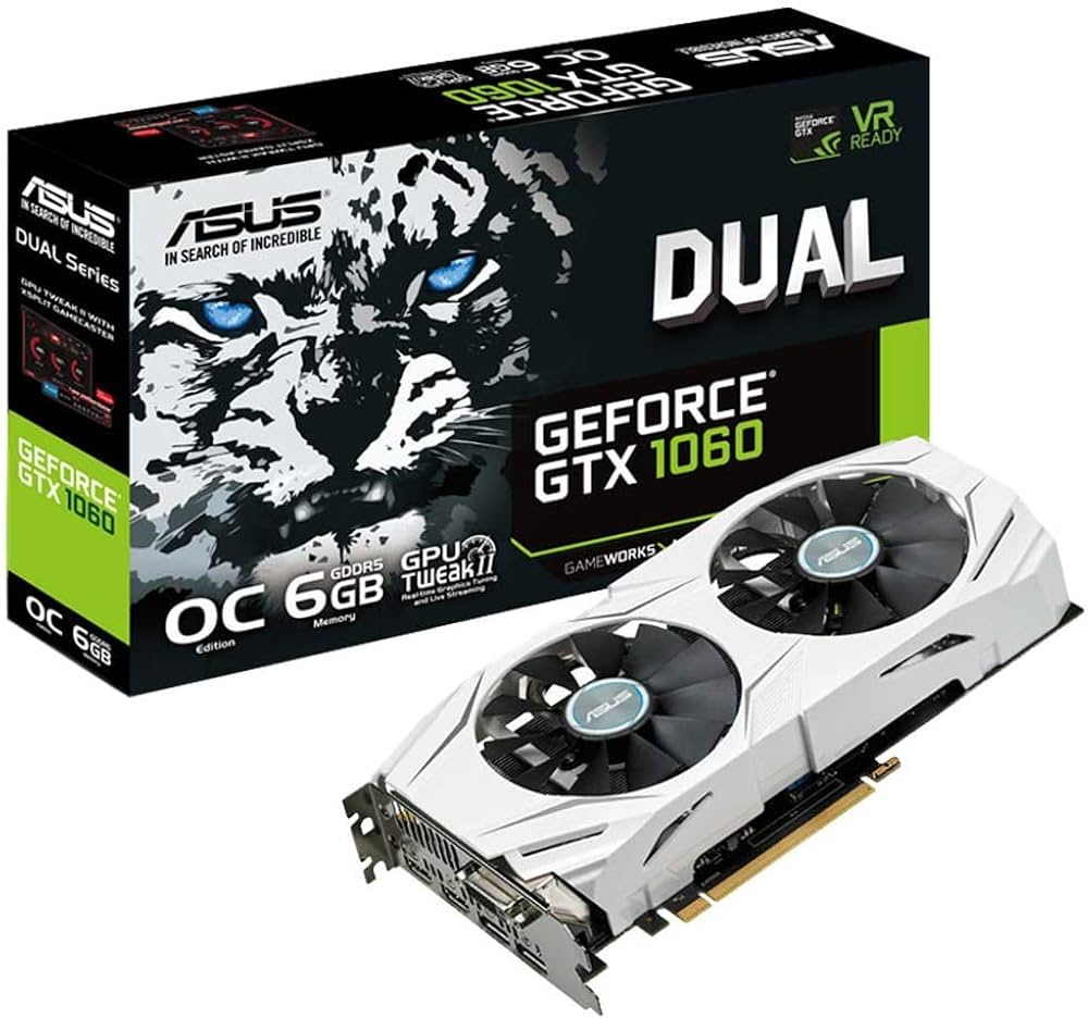 Amazon | (DUAL-GTX1060-O6G) - ASUS GeForce DUAL-GTX1060-O6G 6 GB