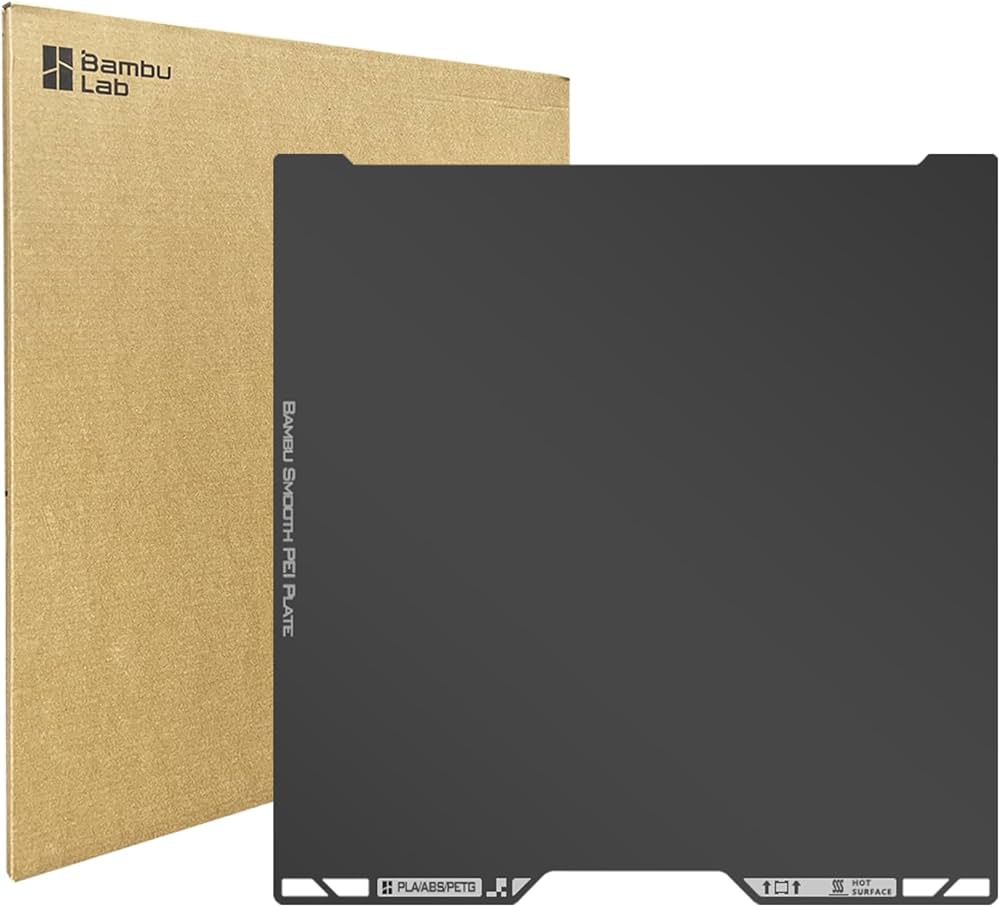 Amazon.com: Original Bamboo H2D/H2S Smooth PEI Plate, 355x346mm