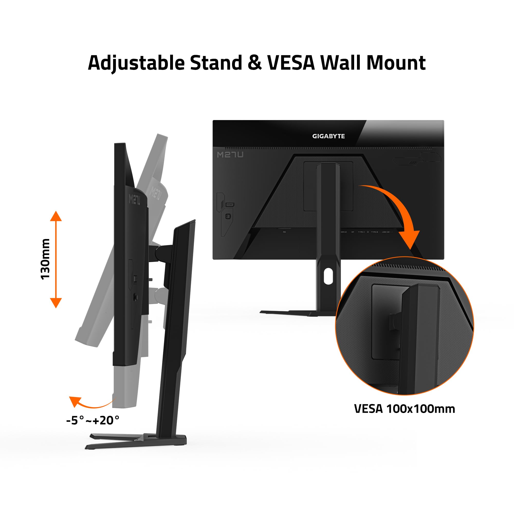 Amazon.co.jp: Gigabyte M27U 27インチ 160Hz 2160P UHD-KVM