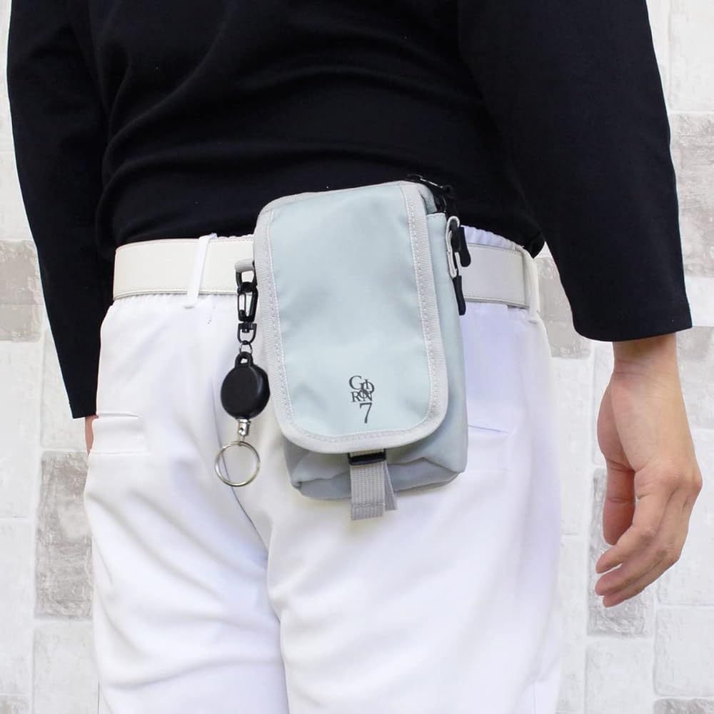 Amazon.co.jp: ゴルフ マルチポーチ ボールケース スマホ収納可能