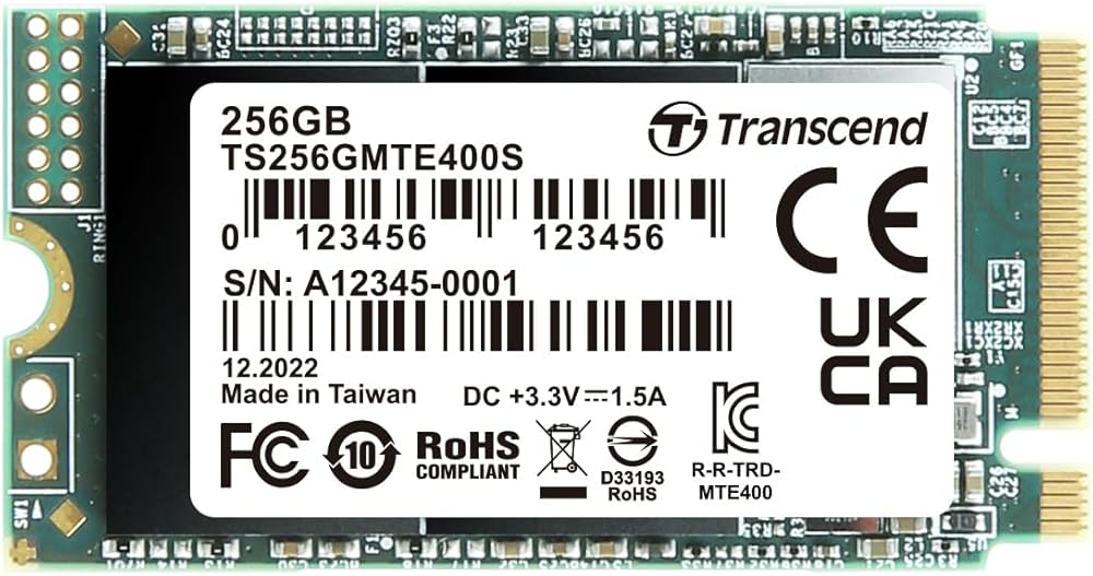 Amazon.co.jp: Transcend Japan Transcend 256GB PCIe SSD M.2 (2242