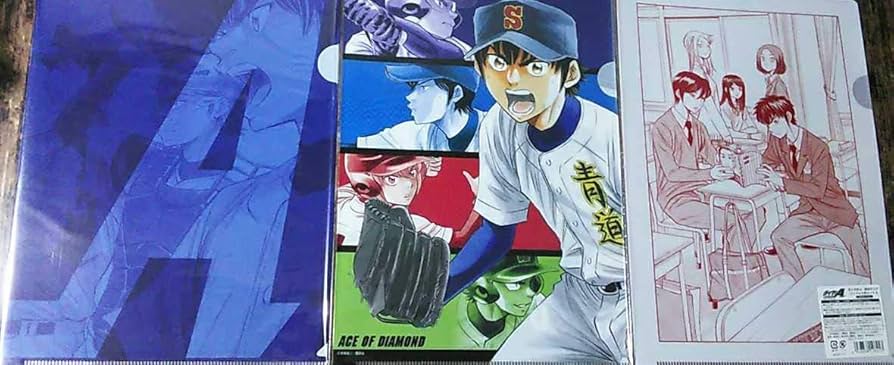Amazon.co.jp: ダイヤのA原作クリアファイル 3枚セット御幸一也 倉持