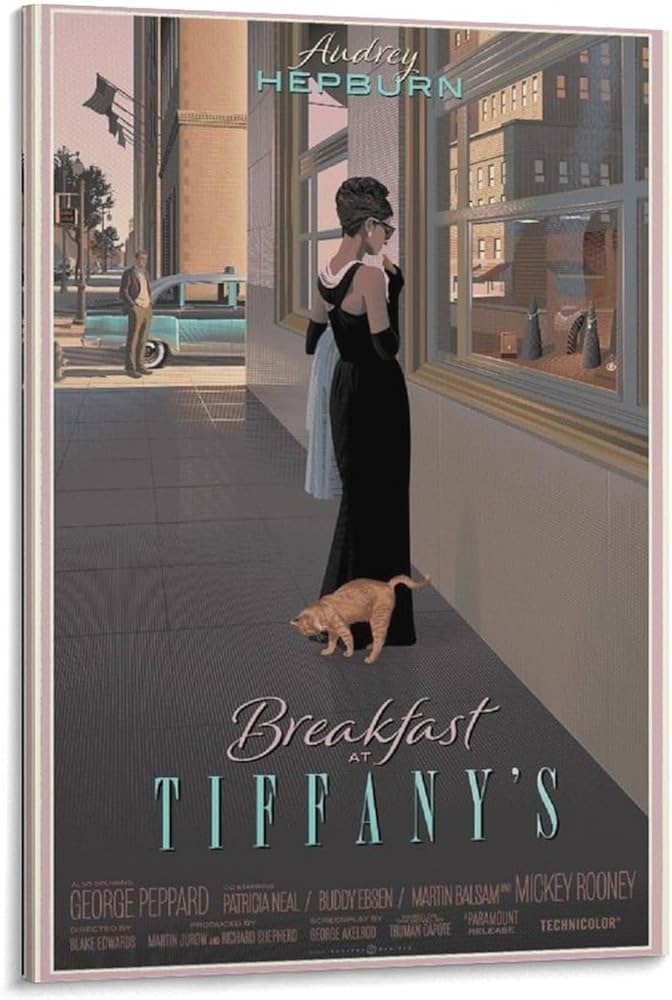 Amazon.co.jp: ティファニーで朝食を ポスター 印刷 ポスター
