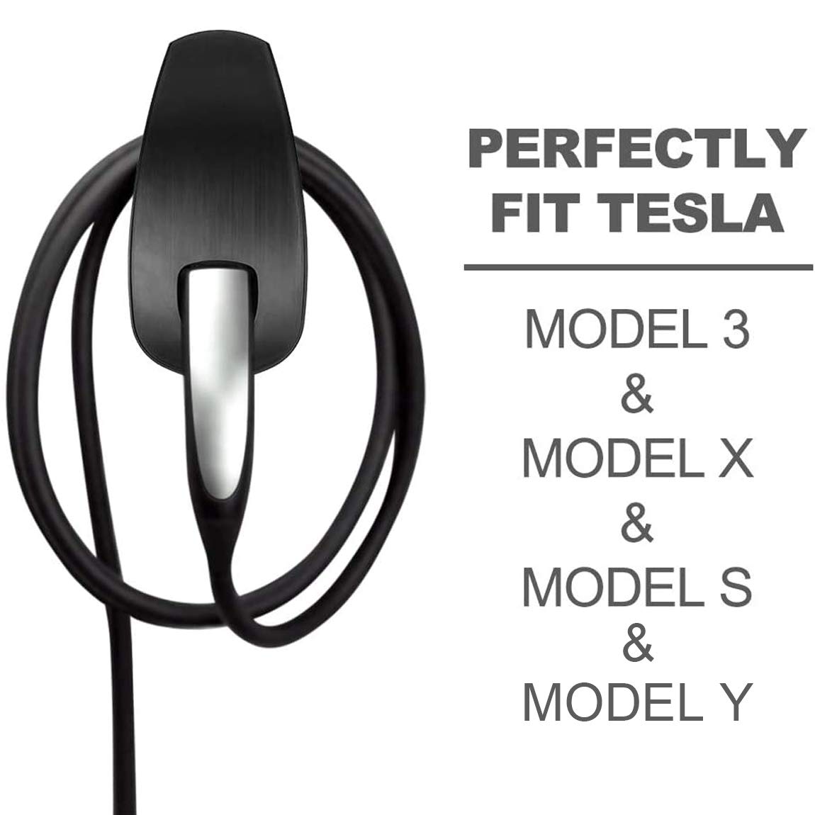 Amazon.co.jp: Tesla用充電ケーブルオーガナイザー、壁取り付け