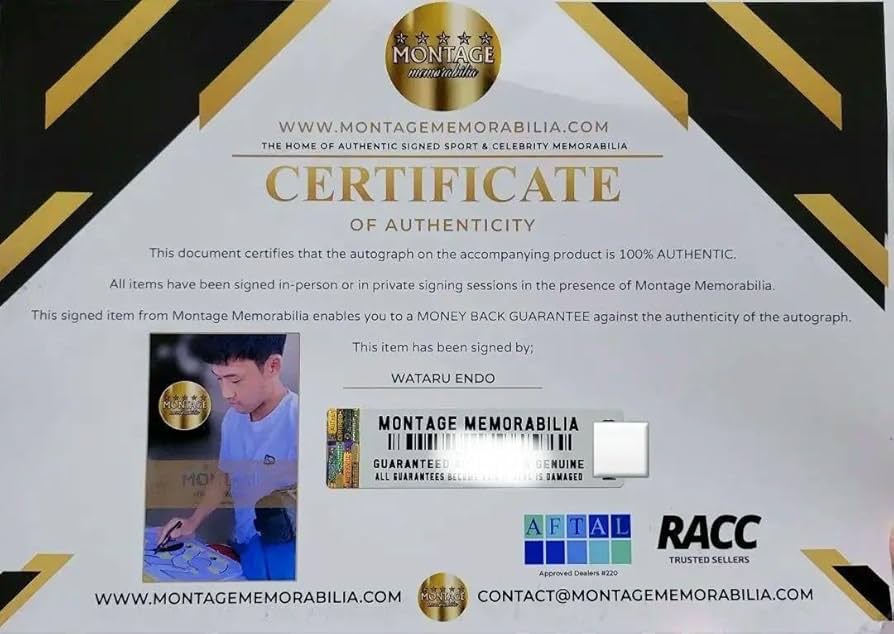 Amazon.co.jp: リヴァプール 遠藤航 サイン ユニフォーム 正規 証明書