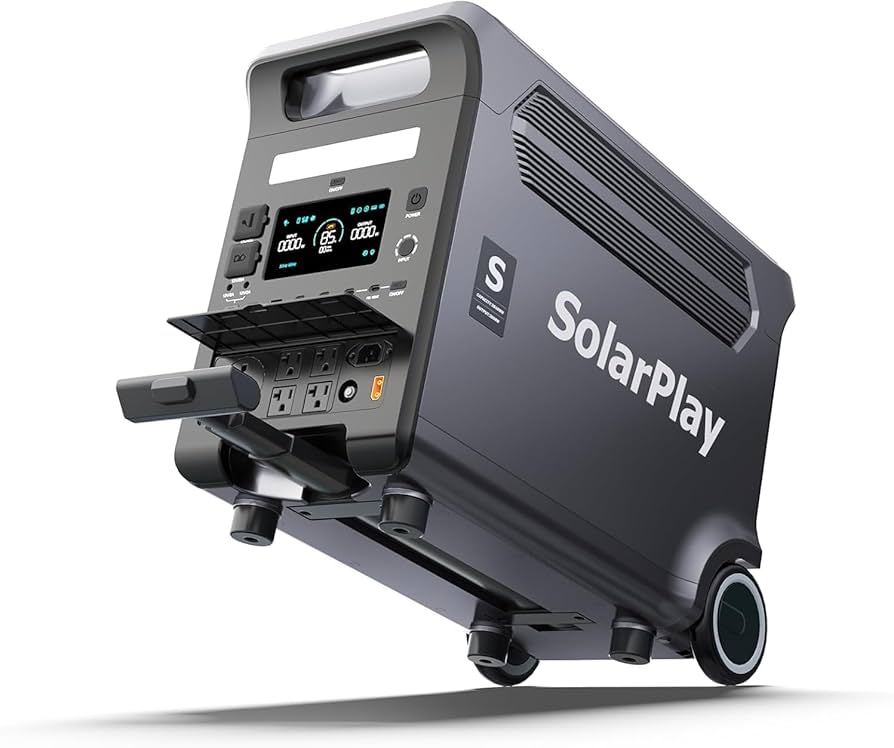 Amazon.co.jp: SolarPlay Q3600 ポータブル電源 大容量 リン酸鉄