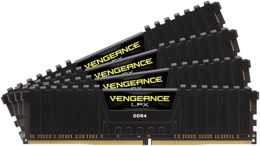 Corsair Vengeance LPX 64GB (4 x 16GB) DDR4 DRAM 2400MHz C14 Memory