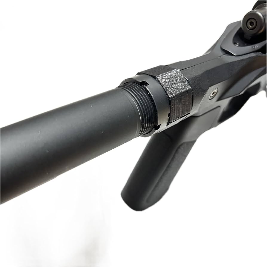 Amazon | FoXGear M4ストックパイプアダプター MILスペック用 樹脂製