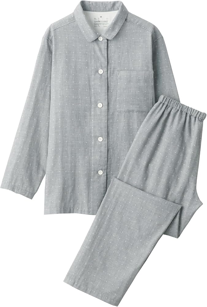 Amazon | 無印良品 パジャマセット 脇に縫い目のない 二重ガーゼ