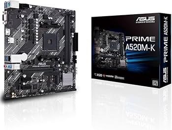Amazon.com: ASUS Prime A520M-K, AMD AM4, MATX, 64GB DDR4, 2 X DIMM