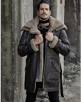 Amazon | [Denny&Dora] ロング コート ムートン メンズ フライト