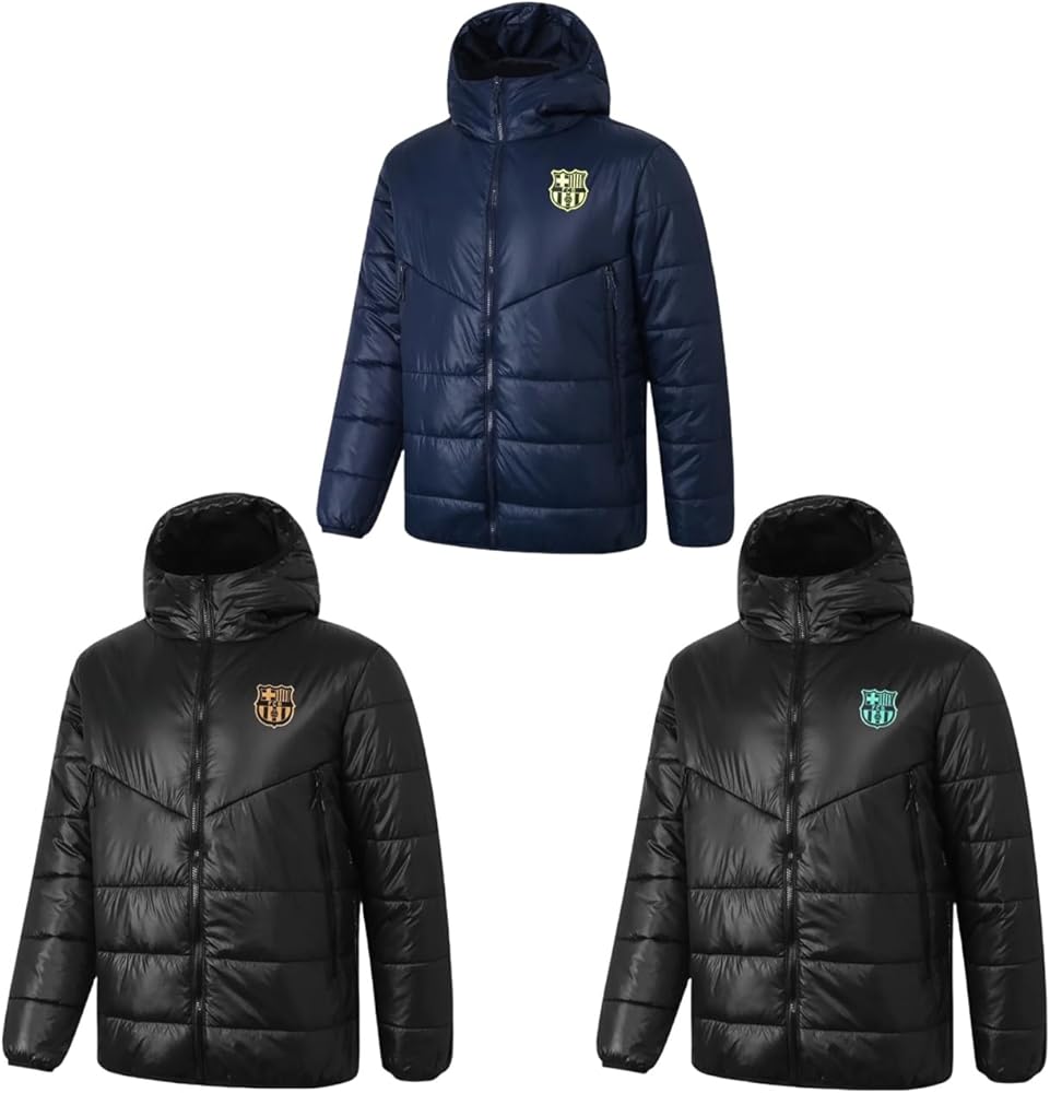 Amazon | [fasedate] バルセロナ バルサ ダウンコート 秋服 冬服