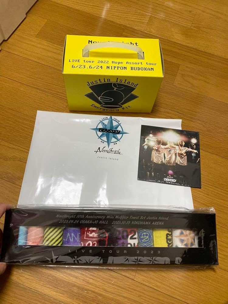 Amazon.co.jp: Novelbright ジャスティンアイランド特典会場限定CD 等4