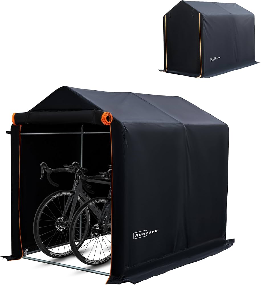 Amazon.co.jp: Anovara サイクルハウス バイクガレージ サイクルポート