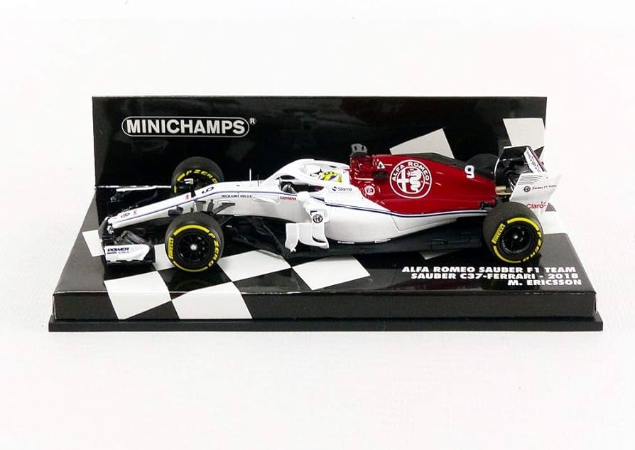 Amazon.com: Minichamps 417180009 1:43 2018 Alfa Romeo Sauber F1