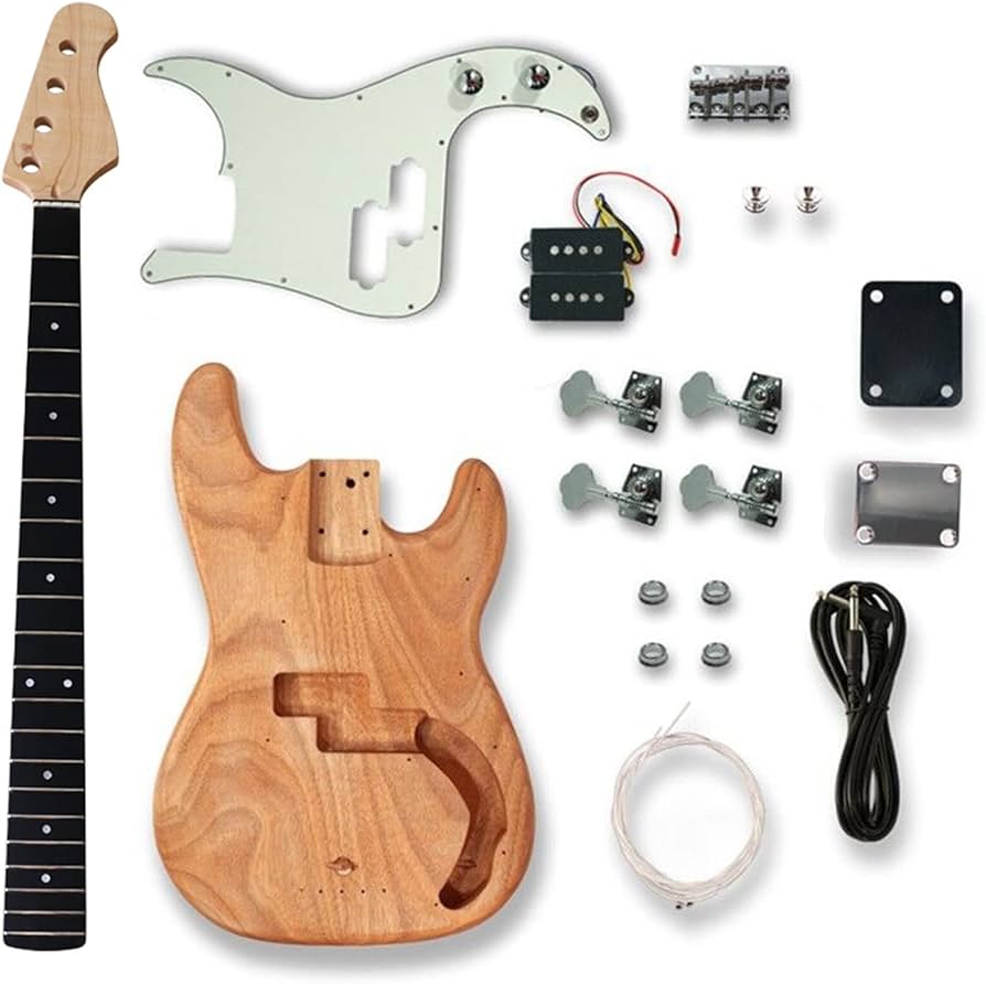 Amazon | For PB エレキベースギターキット 21 フレット未完成メイプル