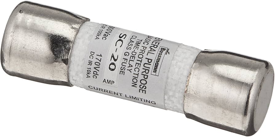 Busman SC-20 Cartridge Low Voltage Time Delay Fuse, 600 VAC/170