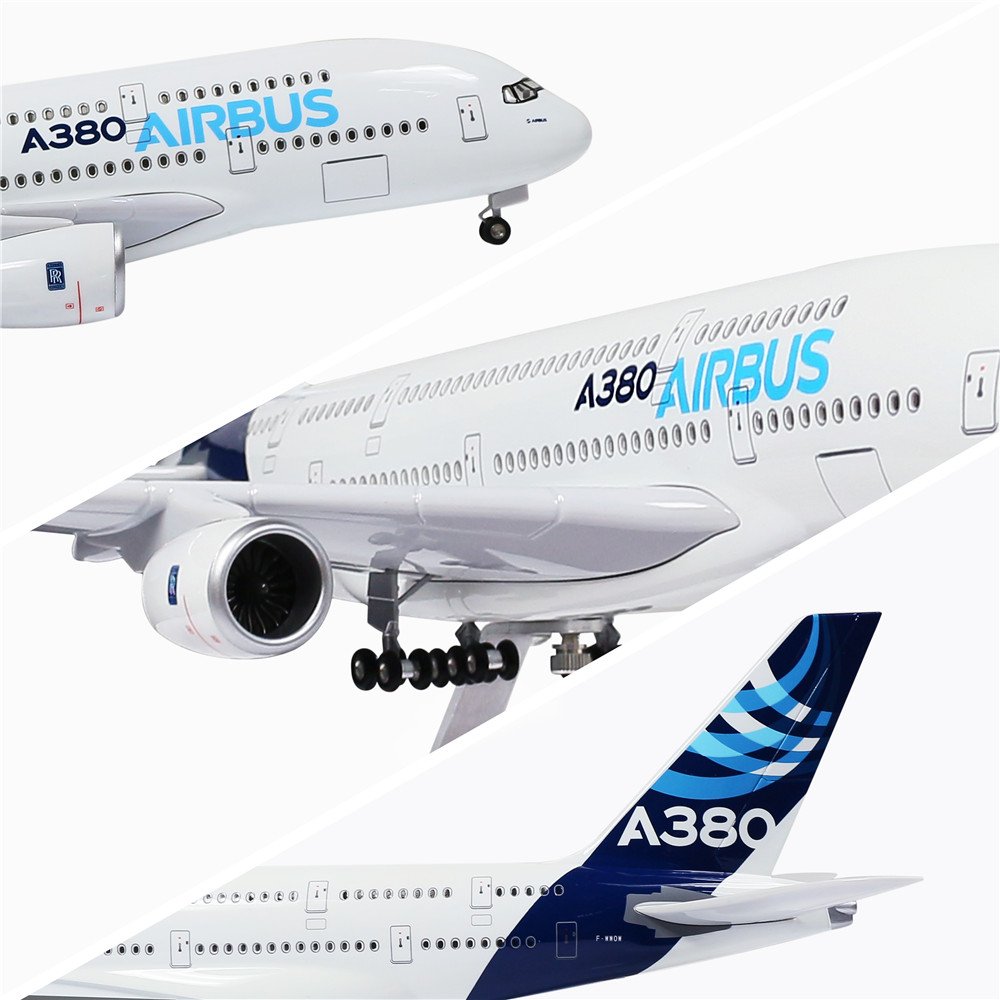 Amazon | 24時間 1:160スケール 飛行機キット A380 模型飛行機