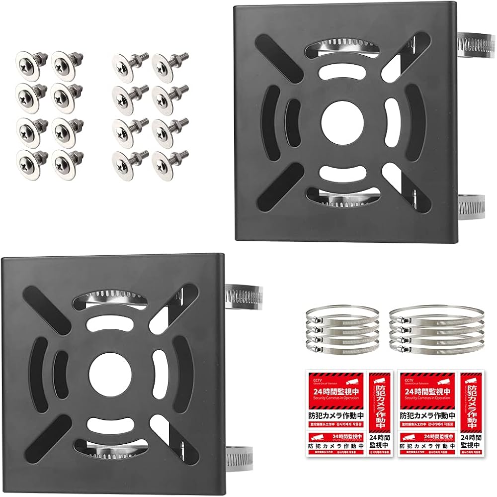 Amazon.co.jp: JEBUTU 防犯カメラ 取付金具 雨樋 取り付け金具 ポール