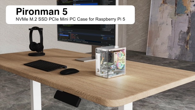 Amazon.com: Pironman 5 NVMe M.2 SSD PCIe 2.0/3.0 Mini PC Case for